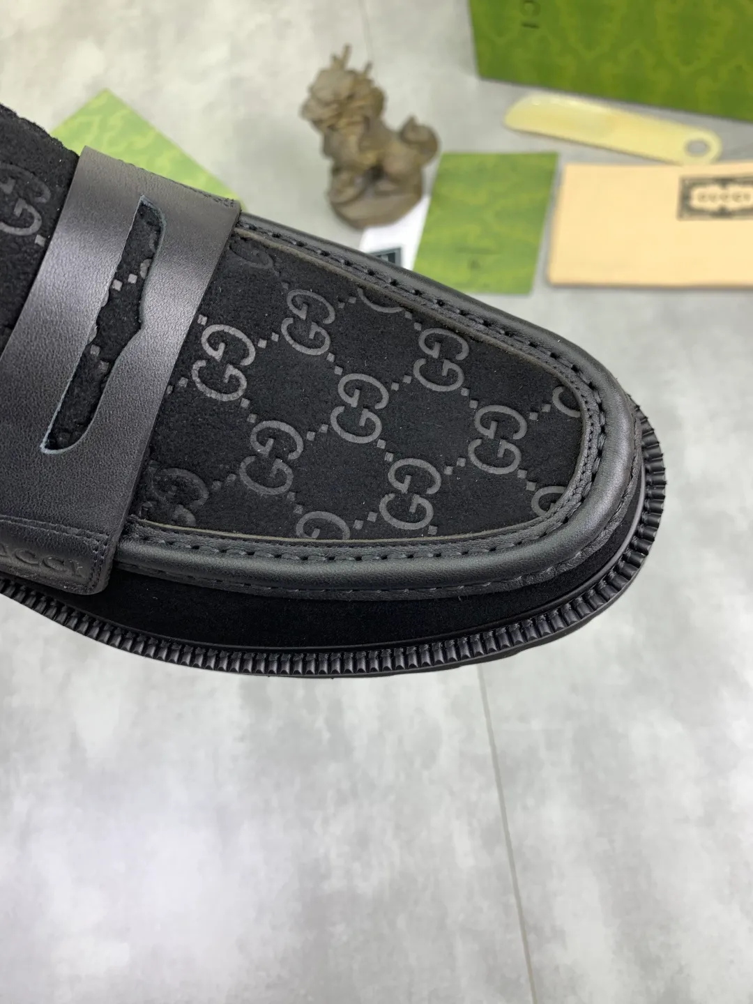 Men's shoes P580💰【New style】🆘Water dyed cowhide lining (GUCCI) Gucci business leather shoes, made of original imported Italian 🇮🇹 open-edge beaded calfskin, fully water-dyed cowhide lining, carefully handmade by professional shoemakers, the original version is specially designed for wear-resistant and lightweight foam outsole. Standard code: 38-45 5️⃣color🉑️select